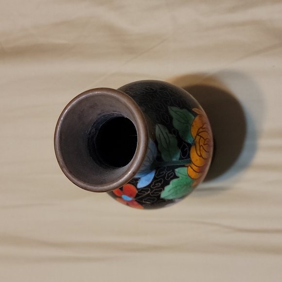 Vintage Chinese Cloisonne vase - Picture 3 of 3